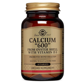 Solgar Calcium 600 Oyster Shell, 60 Tablets
