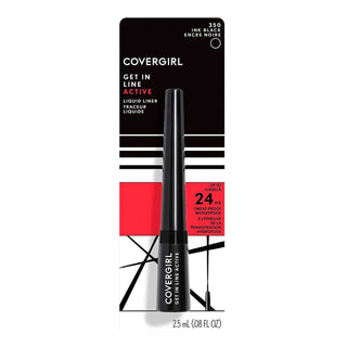 Covergirl Get In Line Active Liquid Eyeliner - Ink Black 350