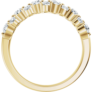 Celestine 14K Gold Diamond Anniversary Band