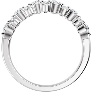Celestine 14K Gold Diamond Anniversary Band
