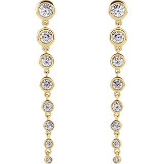 Élora 14K Gold Diamond Drop Earrings