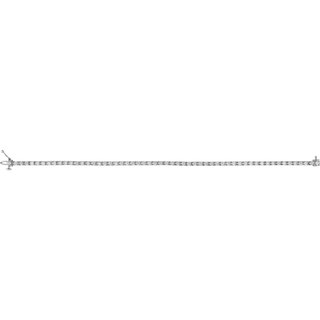 Diamond Tennis Bracelet 3 CTW, 14K White Gold – Élysia
