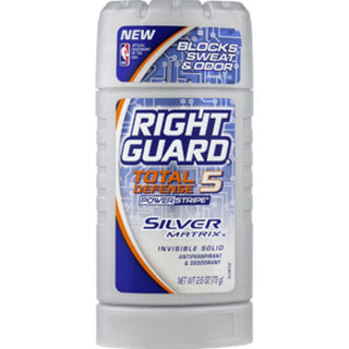Right Guard Total Defense 5 Silver Matrix Invisible Solid Anti-Perspirant & Deodorant