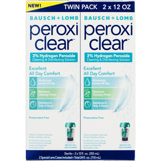 Bausch + Lomb Cleaning Disinfecting Solution, Twin Pack