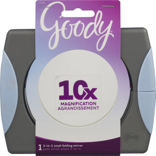 Goody 3-in-1 Small Folding Mirror 10x Magnification