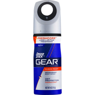 Speed Stick Gear Deodorant Body Spray, Clean Peak