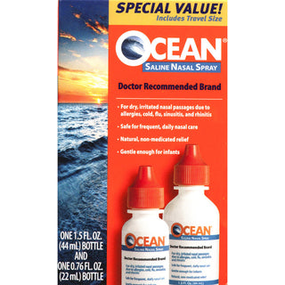 Ocean Saline Nasal Spray Buddy Pack - 2.26 Oz