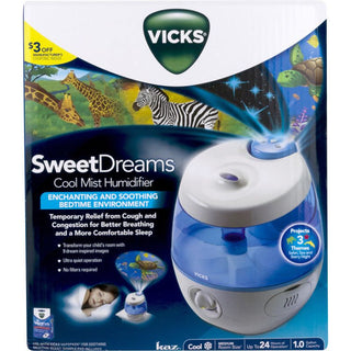 Vicks Sweet Dreams Cool Mist Ultrasonic Humidifier