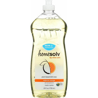 Homesolv Natural Liquid Dish Soap Valencia Orange, 25 Oz
