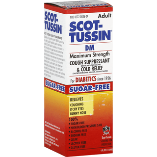 Scot Tussin DM Cough Cold Formula Sugar Free - 4oz