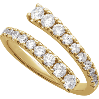 Lumière Diamond Bypass Ring