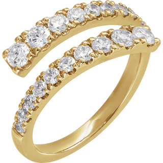 Lumière Diamond Bypass Ring