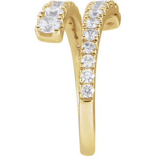 Lumière Diamond Bypass Ring