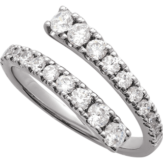 Lumière Diamond Bypass Ring