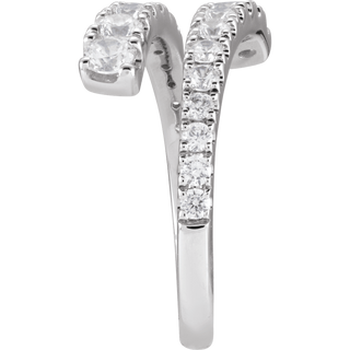 Lumière Diamond Bypass Ring