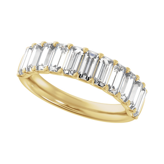 Serment Éternel 14K Yellow Gold Lab-Grown Baguette Diamond Anniversary Band – 2 1/4 CTW