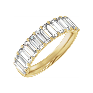 Serment Éternel 14K Yellow Gold Lab-Grown Baguette Diamond Anniversary Band – 2 1/4 CTW