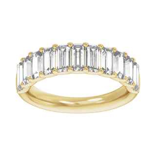Serment Éternel 14K Yellow Gold Lab-Grown Baguette Diamond Anniversary Band – 2 1/4 CTW