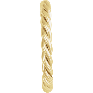 Éloïse 14K Gold-Filled Twisted Rope Ring