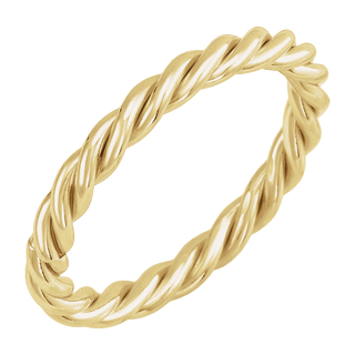 Éloïse 14K Gold-Filled Twisted Rope Ring