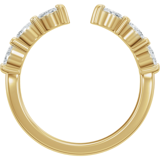 Élodie 14K Yellow Gold 1/3 CTW Diamond Vintage-Inspired Open Ring