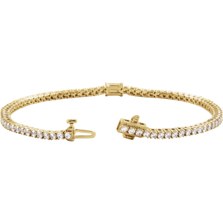 L’Instant Émeraude 14K Gold Lab-Grown Emerald & Diamond Tennis Bracelet