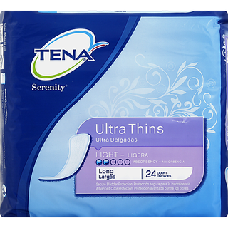 Tena Serenity Ultra Thins, Light Absorbency, Long