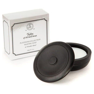 Taylor Of Old Bond Street Platinum Collection Shaving Soap In Wooden Bowl 3.5Oz
