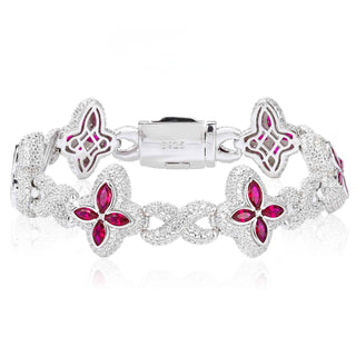 Fleur d’Éternité Moissanite Bracelet