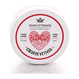 Henri et Victoria Coeur de Vetiver Shaving Soap 4 Oz