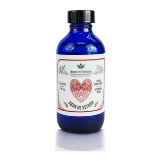 Henri et Victoria Coeur de Vetiver Aftershave Splash  4 oz