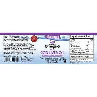 Bluebonnet Natural Omega-3 Arctic Cod Liver Oil