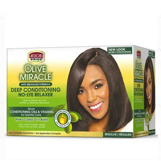 African Pride Hair Conditioner and Relaxer Kit, Regular, 1 Ounce