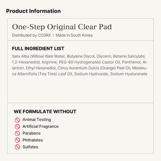 Cosrx Original Clear Pad