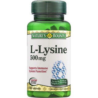 Nature's Bounty L Lysine, 500 Mg, Tablets