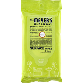 Mrs. Meyer's Clean Day Lemon Verbena Scent Surface Wipes