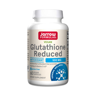 Jarrow Formulas Glutathione Reduced, 500 Mg, 60 Veggie Caps
