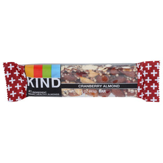 Kind Plus Cranberry Almond + Antioxidants With Macadamia Nuts Nutrition Bar 1.4 Oz