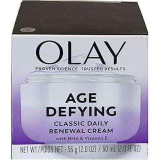 Olay Age Defying Classic Daily Renewal Cream, Face Moisturizer 2.0 Fl Oz