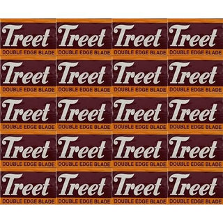 Treet Carbon Steel Double Edge Razor Blades - 20x10 Pack