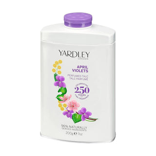 Yardley April Violets Perfumed Talc 7 Oz