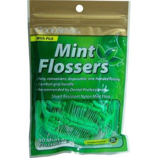 GoodSense Dental Flossers With Pick, Mint