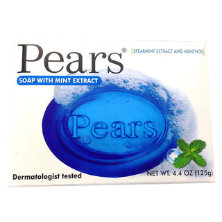 Pears Bar Soap 4.4oz 125g - Mint Extract & Menthol