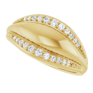 Éclat Ligne Diamond Ring 14K Gold