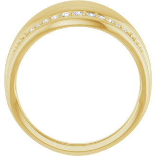 Éclat Ligne Diamond Ring 14K Gold