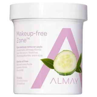 Almay Eye Makeup Remover Pads, Gentle Oil Free, 80 Pads
