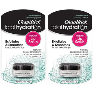 ChapStick Total Hydration Conditioning Lip Scrub - Fresh Peppermint - 1ct