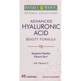 Nature's Bounty Optimal Solutions Advanced Hyaluronic Acid Beauty Formula Capsules