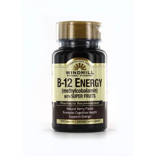 Windmill Vitamin B-12 Energy With Super Fruits Tablets