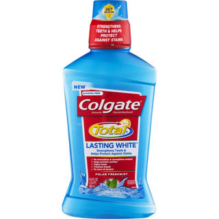 Colgate Total Lasting White Mouthwash Polar Freshmint